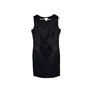 Worthington Dress Size 14 Black sleeveless Dress Zip up New